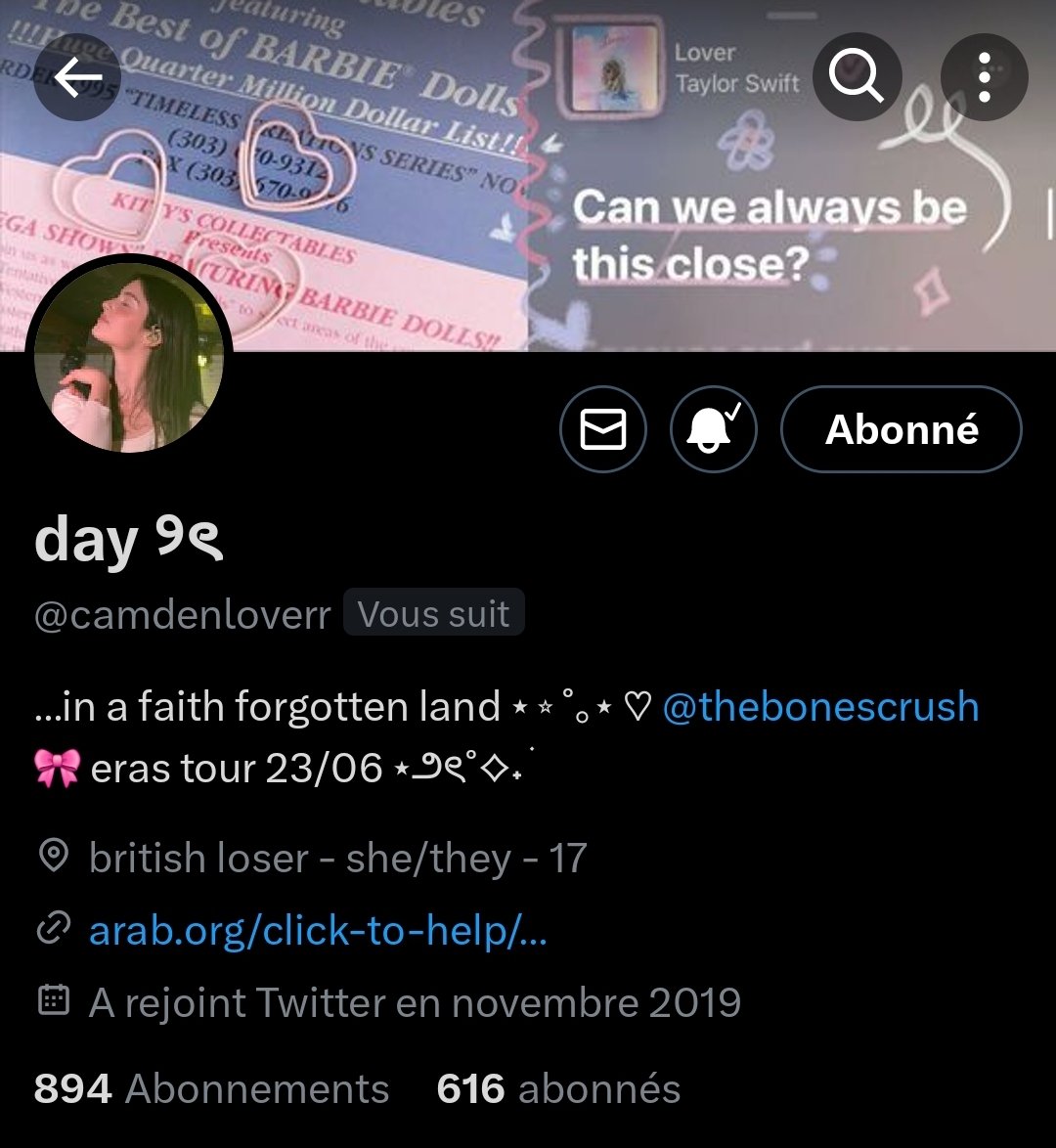 el ☆ (taylor’s version) 🇫🇷 tweet media
