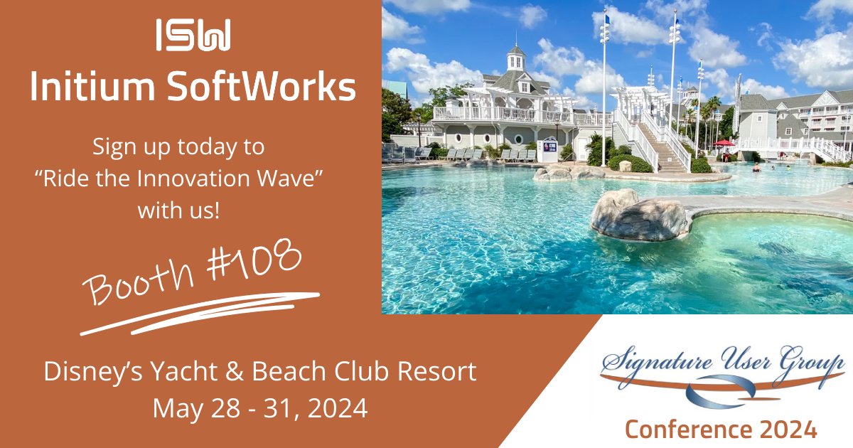 We're excited to see you next month at the @Fiserv  Signature User Group Conference in Lake Buena Vista, FL! Be sure to save your spot here: zurl.co/UzHe 

#ProcessAutomation #DigitalTransformation