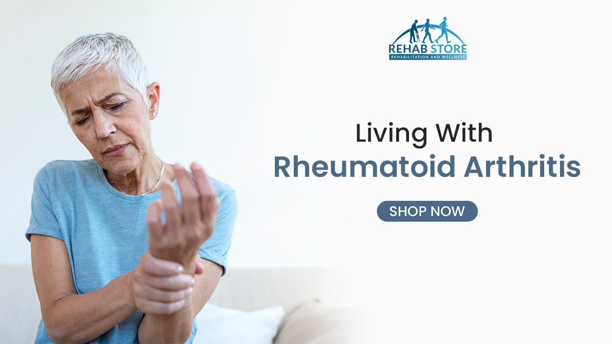 Life with rheumatoid arthritis is hard. Everyday chores become challenging due to fatigue. Read the article to know ways that can make life with rheumatoid arthritis easy. 
bit.ly/442CBDM
.
.
#RheumatoidArthritis #arthritisrelief #arthritisawareness #rehabstore