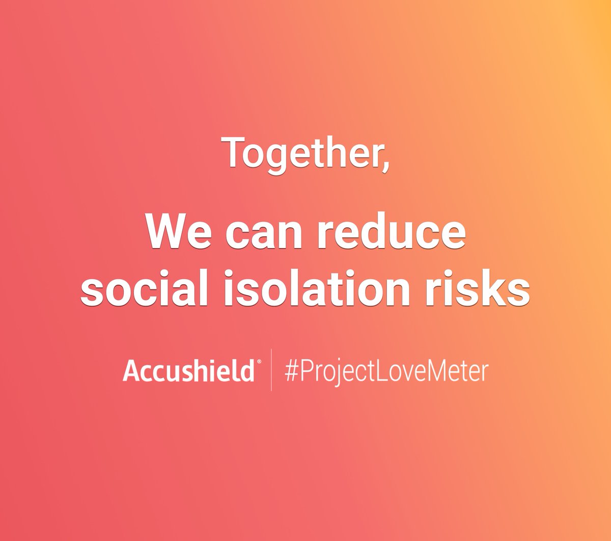 Together, we can create a world where kindness and compassion thrive. Join the Accushield Volunteer Network to help reduce social isolation risks in skilled nursing and senior living communities.

Apply Today! hubs.ly/Q02tJzHf0

#NVW2024 #ProjectLoveMeter #Accushield