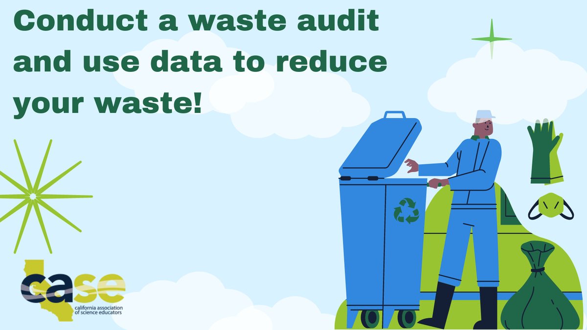 cascience's tweet photo. 🌍"Throw away the trash" implies there's an "away," but there isn't anymore. Ever wondered about your daily waste? Conduct a waste audit to track what you throw away or recycle. Look for ways to reuse, replace with reusables, or eliminate items to reduce waste.#CAscienceearthday https://t.co/lVvK2POJWe