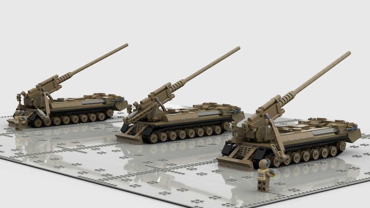 2S7ピオン 203mm自走カノン砲 #LEGO #レゴ #ミリレゴ #LegoMilitary