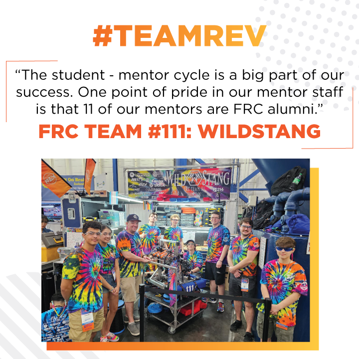 Even though the 2023-24 season is coming to a close, we still have many more #TeamREV stories to share! Meet FRC Team @111wildstang, heading home after a thrilling week competing at #FIRSTChamp in Houston. 💻: revrobotics.com/blog/teamrev-s…