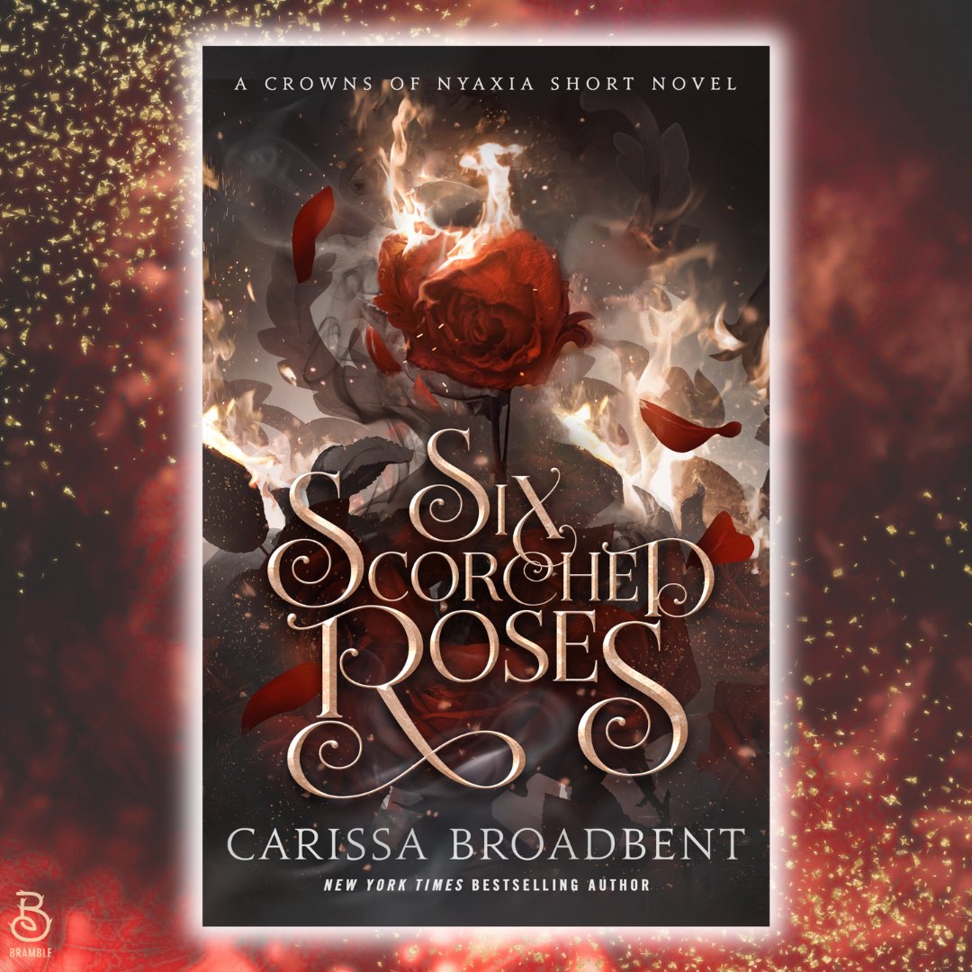 We’re burning with love for the cover of #SixScorchedRoses by @CarissaNasyra!😍🌹🔥 Art: Story Wrappers and Tor Features beautiful case wrap art! Coming 9.17.24❤️‍🔥 bit.ly/SixScorchedRos…