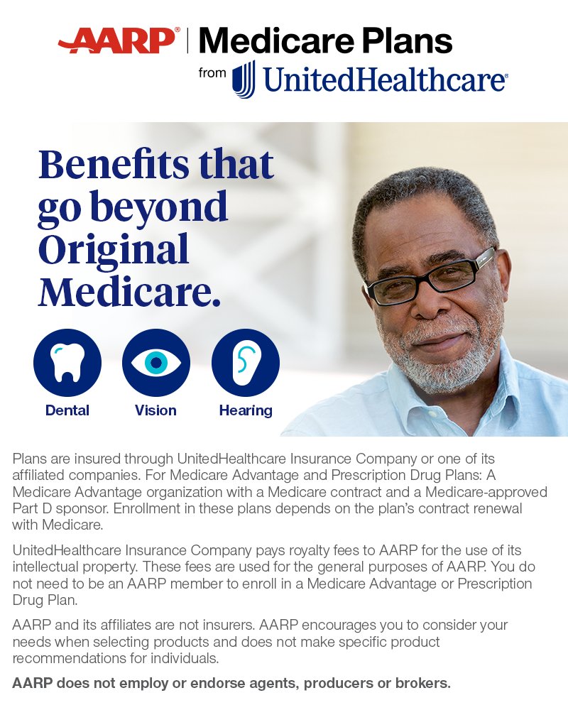 Many AARP® Medicare Plans from UnitedHealthcare® include benefits for dental, vision, hearing and more. Learn more at 816-265-0859