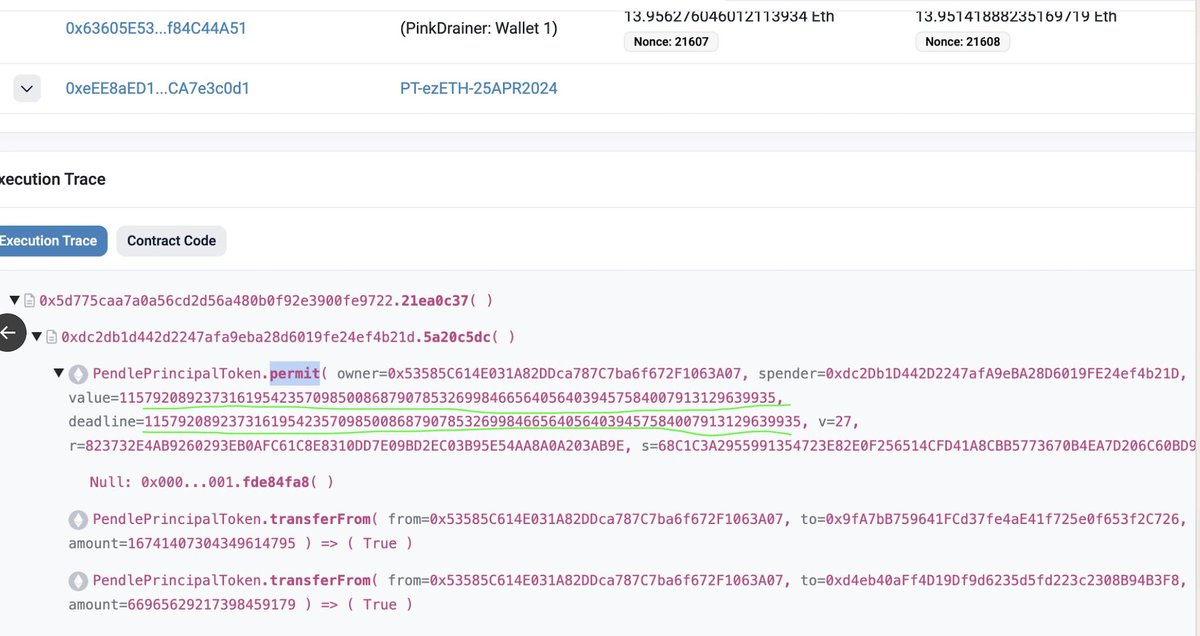 Başka bir kullanıcı daha sahte siteye cüzdanını bağladı ve imzaladı , kaybı 310 bin Usd

Soru; Sahte bir siteye cüzdanımızı bağladık ve imzaladık, bu imzayı ne kadar süre içinde kullanabilir, süresiz mi?

Cevap ; Evet süresiz kullanabilir, çünkü transaction çıktısını