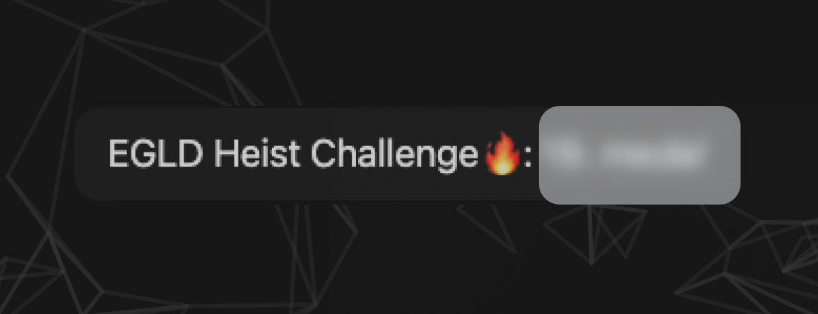 Game on!🔥 Hidden within our dApp lies the elusive 19th word for the @EgldHeist👀 👉 Collect it, find it, and try to crack the safe!🔐 This isn’t just a challenge – it’s a demonstration of the bulletproof security of #MultiversX✅