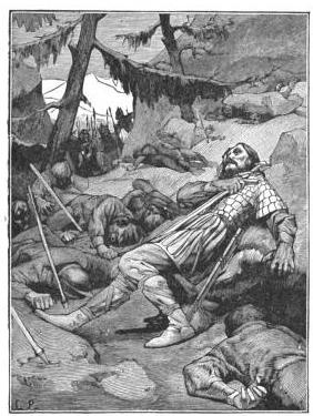 The Battle of Roncevaux Pass in 778. The Death of Roland and His Men. #Paladins