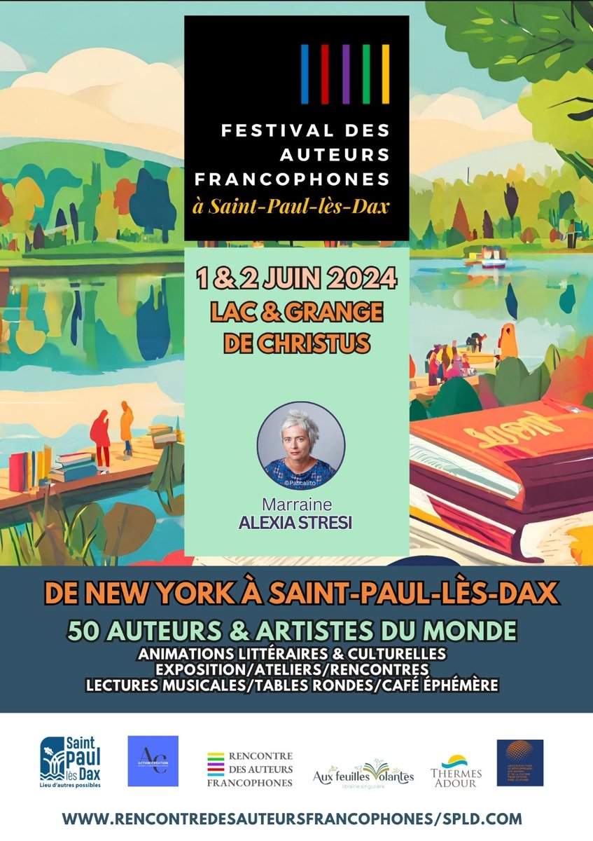 à vos agendas  
Les auteurs Francophones en Nouvelle-Aquitaine. 
On y sera et vous ?
On compte sur vous !
#tna #nouvelleaquitaine
