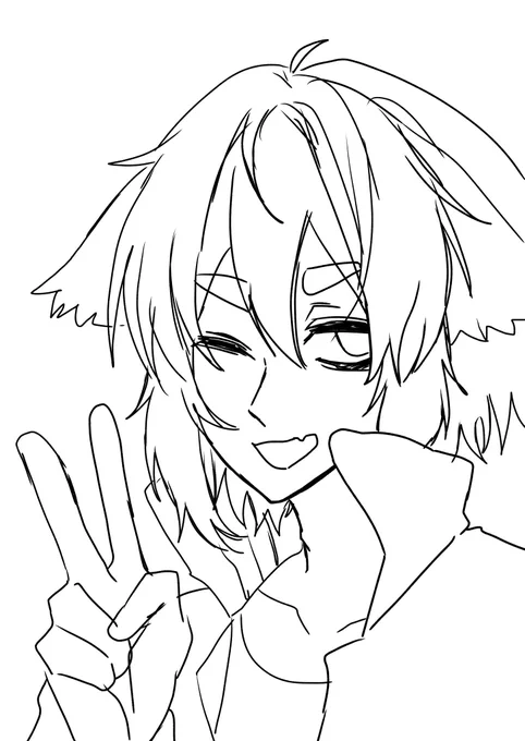 指でお絵描きムズすぎるンゴ 
