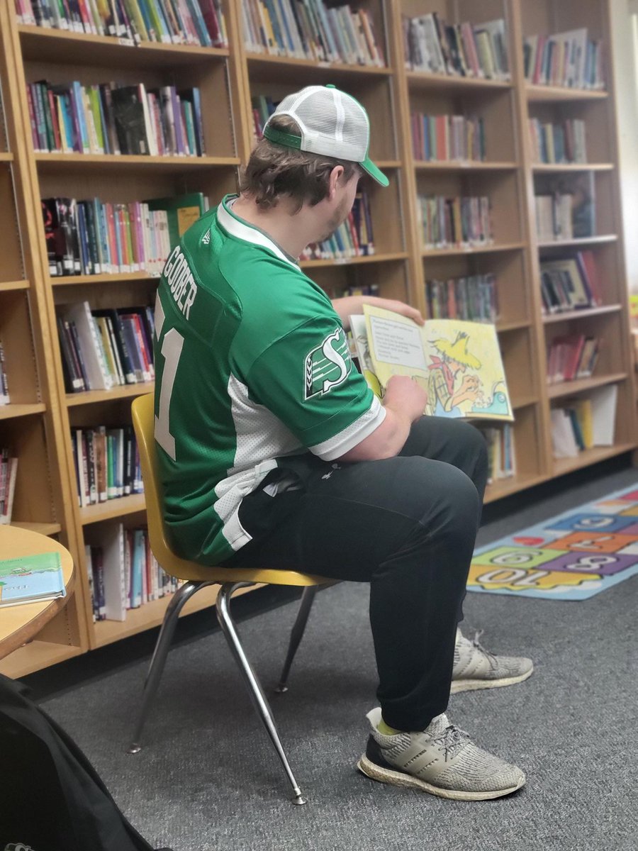 A few shots from our "Read with the Riders" presentation delivered by Peter Godber. 

In addition, Brett Lauther did a presentation for our 5-8 students about mental-health and wellness.

A huge thanks from Success School!