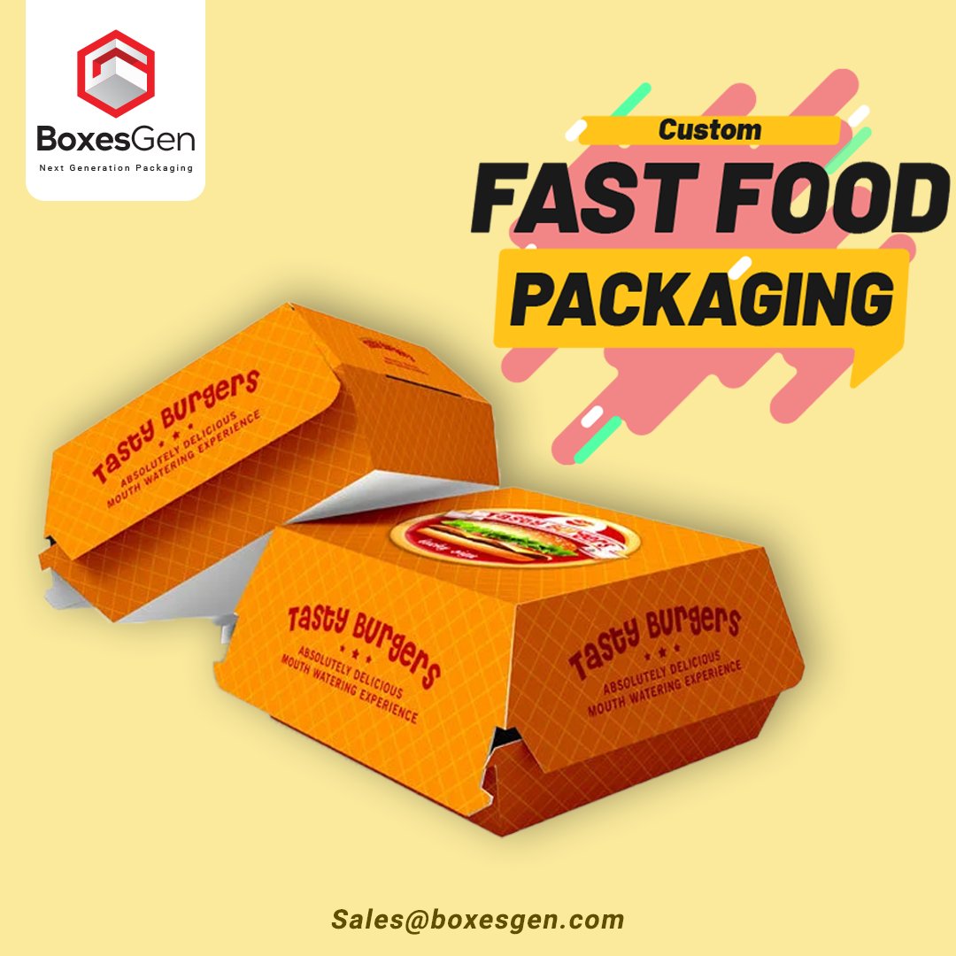 Enhance Your Brand with Custom Fast Food Packaging Solutions by BoxesGen! Tailored designs for your unique needs, ensuring freshness and convenience with every order.
#BoxesGen #CustomPackaging #FastFood #CustomFastFootPackaging