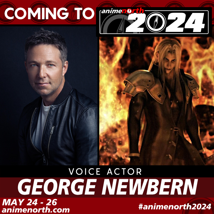 #GuestAlert

We are excited to announce that voice actor George Newbern will be joining us for #AnimeNorth2024 - May 24 to 26 in Toronto!

For more info and tickets, go to animenorth.com