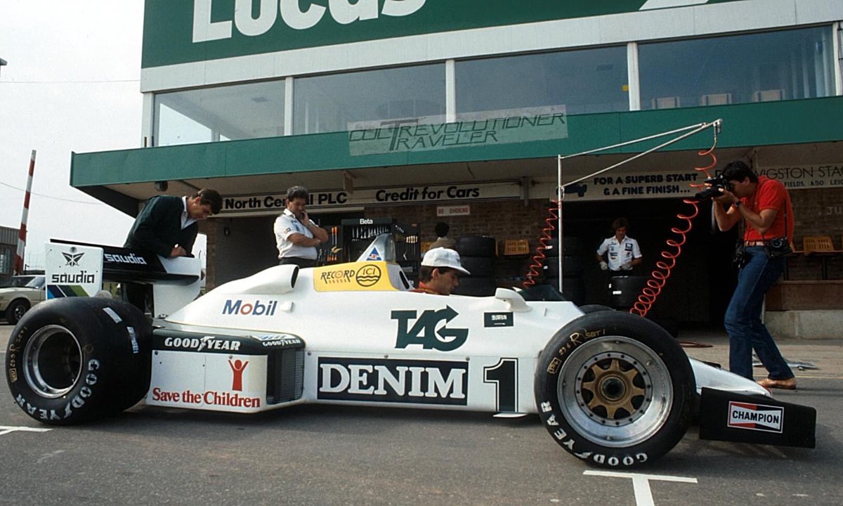 maio2's tweet photo. Ayrton Senna - 1983 Donnington test https://t.co/Qc1JeR0wgq