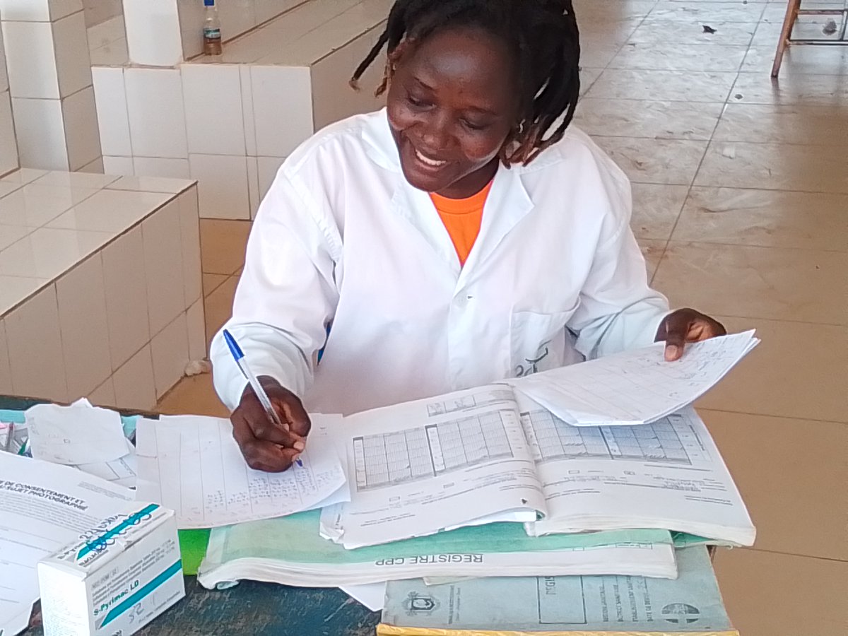 In Cote d’Ivoire, Advanced Strategies thru EPI find children who haven’t received #PMC and #vaccines. Nurse Liliane in Bouafle is planning 18 this quarter! This #AfricanVaccinationWeek, we celebrate the 50th anniversary of EPI and its work to prevent disease.