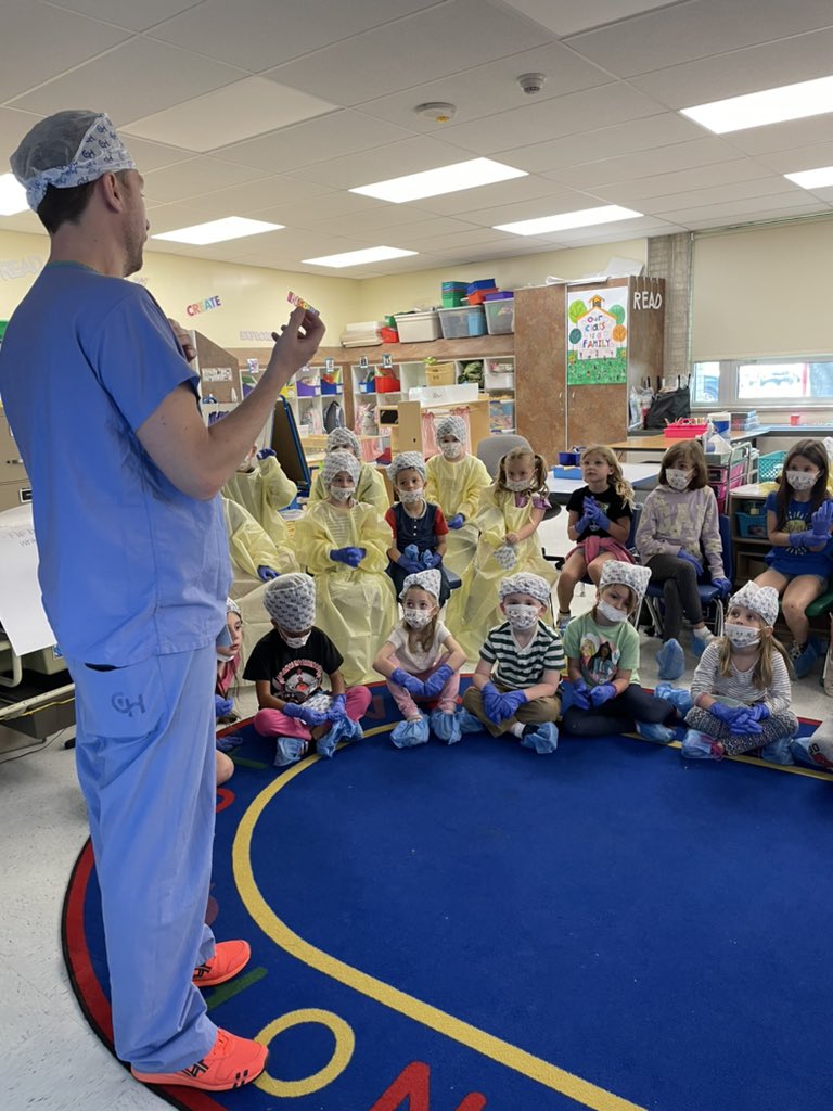 Today we had a special visit from Dr. Tucker from Chop. It was so wonderful learning about being a neuroscientist and learning about the brain!