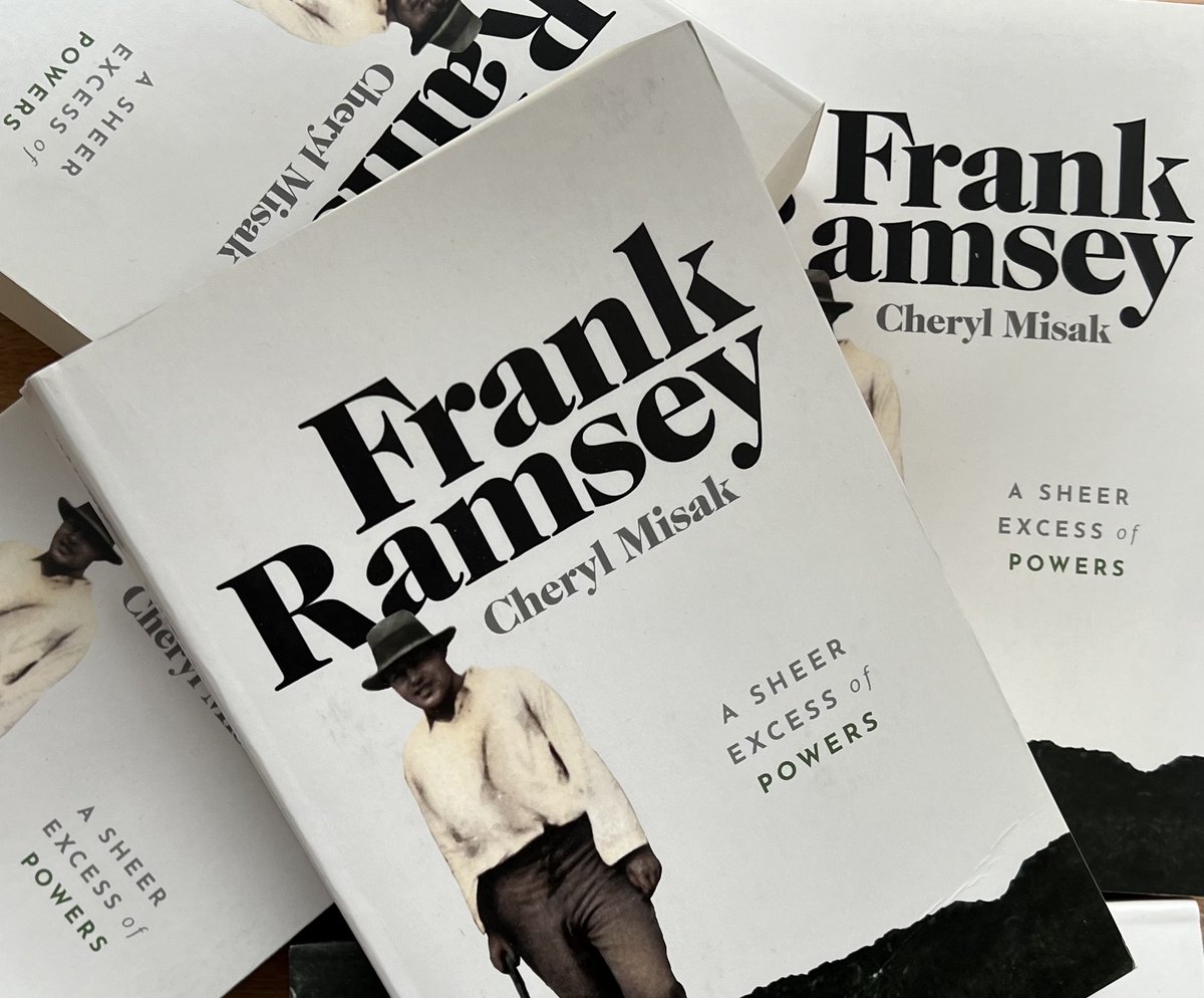 Our next event @KingsELab is tomorrow (25th of April), where Cheryl Misak, author of the widely acclaimed biography of Frank Ramsey, will discuss his life and thoughts, including his insights about the meaning of life! As is tradition we will give signed copies of the book to…