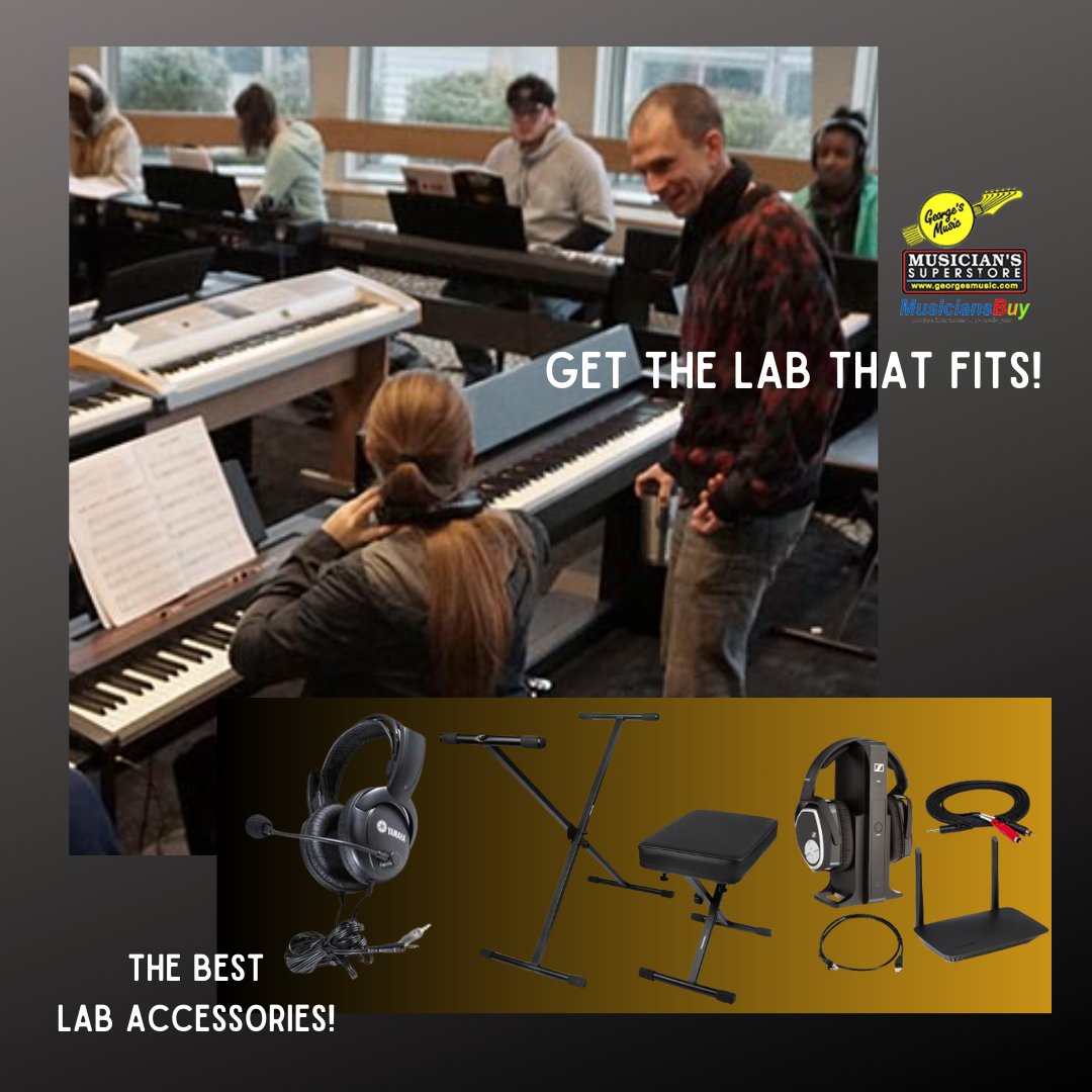 New Piano Labs or updating your existing lab with great new accessories, we've got you covered!
-
SHOP PIANO LABS:  tinyurl.com/4au79wkd   ✅
-
#yamahaatgeorges #georgesmusic #musiciansbuy #pianolab #pianolabs #piano #pianos #musicschools #musicintheschools #musicinstructor