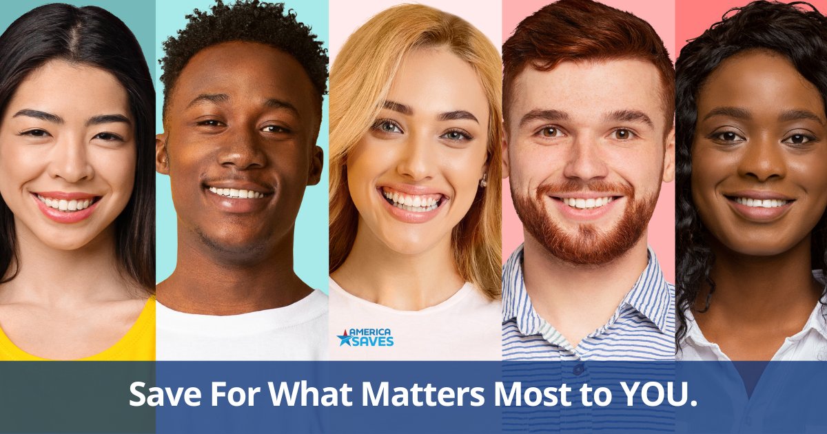 AmericaSaves's tweet photo. Saving for #WhatMattersMost to you is the best way to not only feel connected to your savings goals, but to honor where you are now, and where you want to be in the future! What matters most to you when it comes to saving right now? https://t.co/tCEEByOxT0