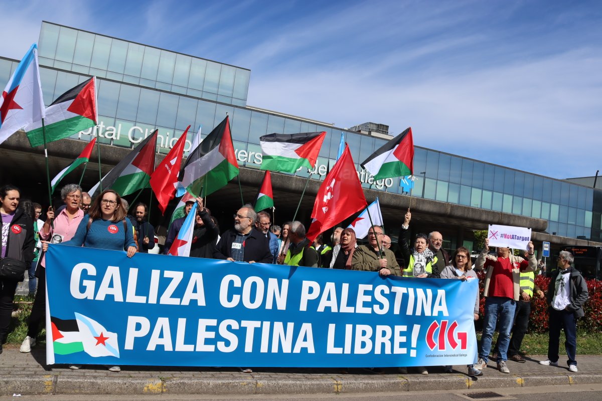 👩‍⚕️Persoal da sanidade pública galega clama contra os bombardeos a hospitais en Gaza 🚑Manifesta a súa solidariedade co persoal sanitario e reclama “a fin da barbarie e do xenocidio que está a cometer Israel” 👉cig.gal/nova/persoal-d…