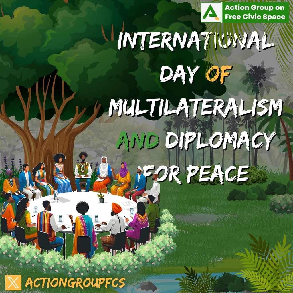 Peace isn’t just brokered at high tables; it grows in the grassroots soil of free expression. Reclaim your right to free expression 👉rb.gy/mx1gsh #CivicSpace #PeaceDay #DiplomacyDay #InternationalDayOfMultilateralismAndDiplomacy