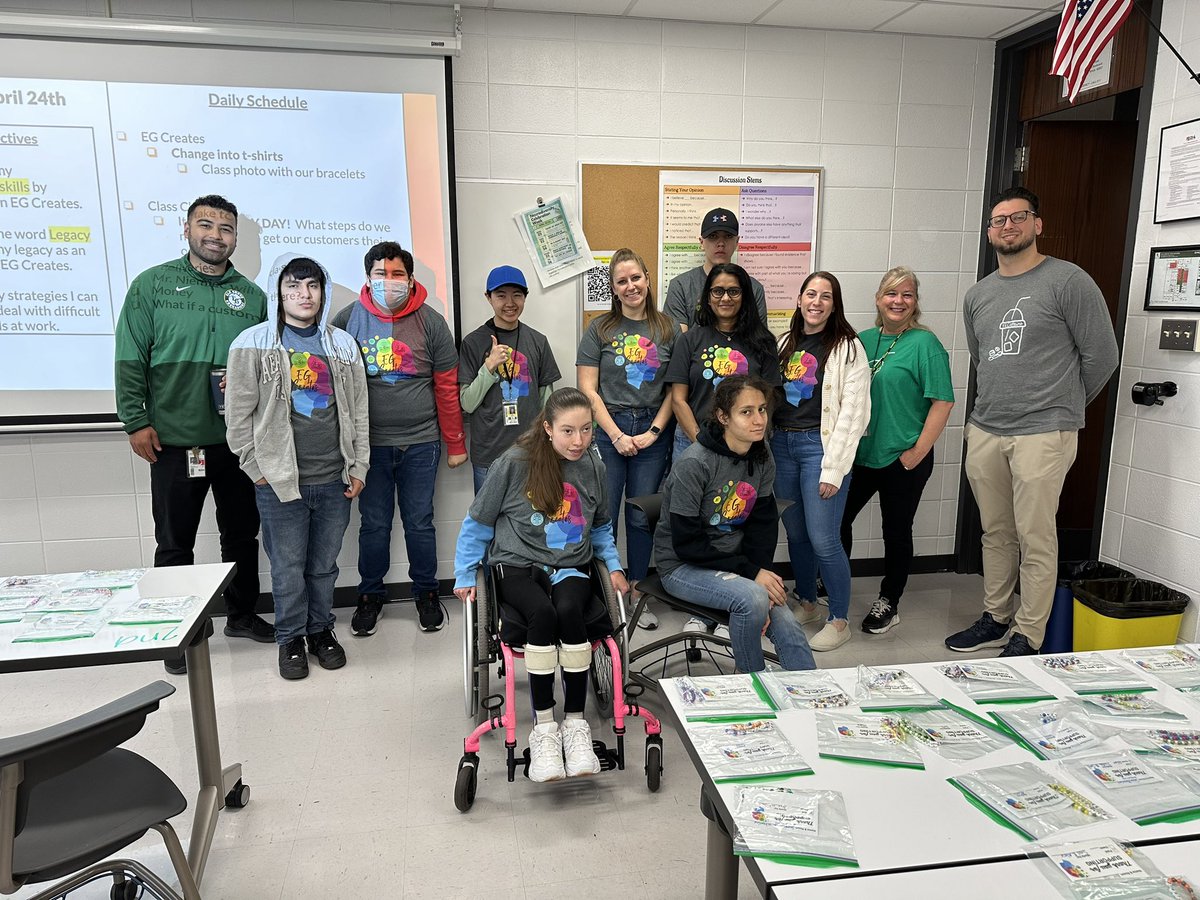 <a href="/GrensEGCreates/">EG Creates</a> LOVED collaborating with #EGCaffeine to deliver friendship bracelets and hot drinks to our customers during Neurodiversity Celebration Week!