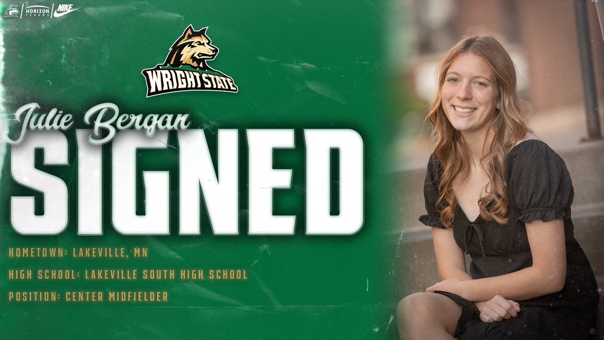 WSU_wSoccer's tweet photo. 𝓢𝓲𝓰𝓷𝓮𝓭 ✍️

Let's welcome Julie Bergan to the #RaiderFamily! https://t.co/a5Q6Jr4Jjj
