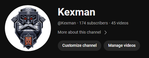 Kexman's tweet photo. Just a reminder team; I do have a Youtube channel too! 

I've been uploading daily since the Alpha began and I'm looking at keeping that up! Throw me a subscribe, give the videos a watch, and hit them with a big thumbs up!

https://t.co/yTg7lOxCyR https://t.co/N4fQU799Sk