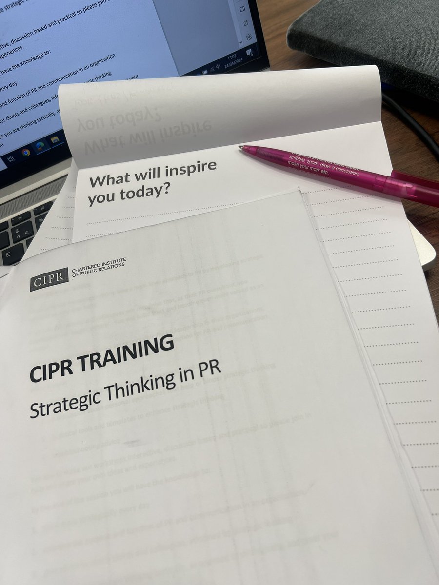 anisah_akhtar's tweet photo. Wrapping up the day in London &amp; feeling super energised after a fascinating session on strategic thinking in PR. Led by the talented Alison Arnot, lots of key takeaways &amp; looking forward to sharing key learning points with my colleagues  @LutonSixthForm @CIPR_Global #CIPRlearn https://t.co/uuzMWU8j7H