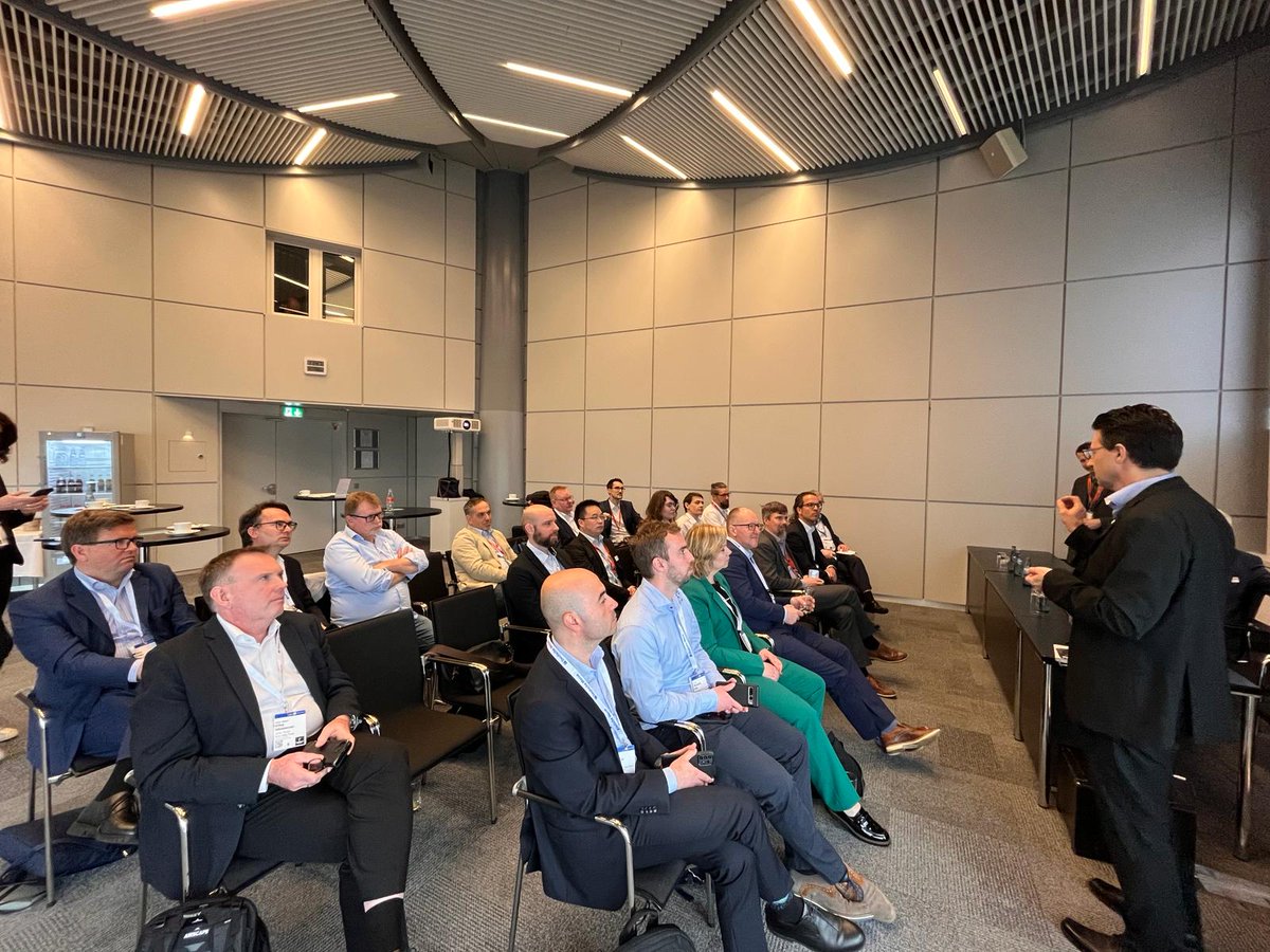 VDMAonline's tweet image. Today, @VDMAonline Fuel Cell Working Group User Forum gathered at @hannover_messe to discuss about high temperature fuel cell / electrolysis. The partner country of the fair, #Norway, showed considerable potentials for #SOEC and #SOFC for maritime applications. #fuelcell #HM24