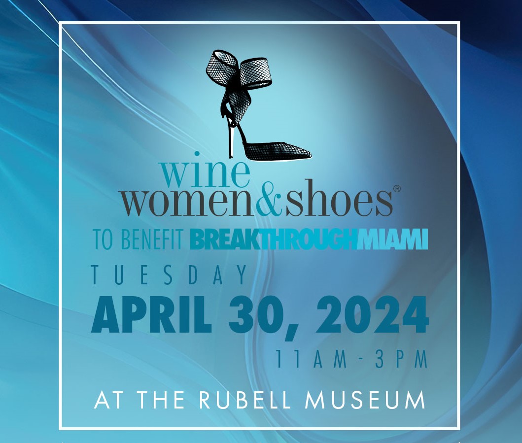 On Tuesday, April 30th, we invite you to grab your sole sisters, slip on your stilettos, and join us for a DREAMSCAPE event of PHILANTHROPY and BREAKTHROUGHS at the Rubell Museum featuring @Missoni! 👠🍷 Limited tickets still available at: breakthrough.miami/wws ⬅️