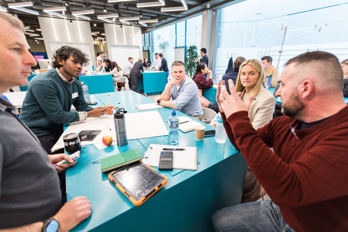 dogpatchlabs's tweet photo. A record number of apps to our #FutureTrack incubator with @IrishRail 🟰busy Innovation Days
Recap:
👩🏭Repped by entire force: train drivers, HQ staff, engineers, graduates
🚀Adopted a startup mindset to tackle sustainable transport
🗣️ Senior leader talks on its Rail2050 strategy https://t.co/ciXjUKasl0