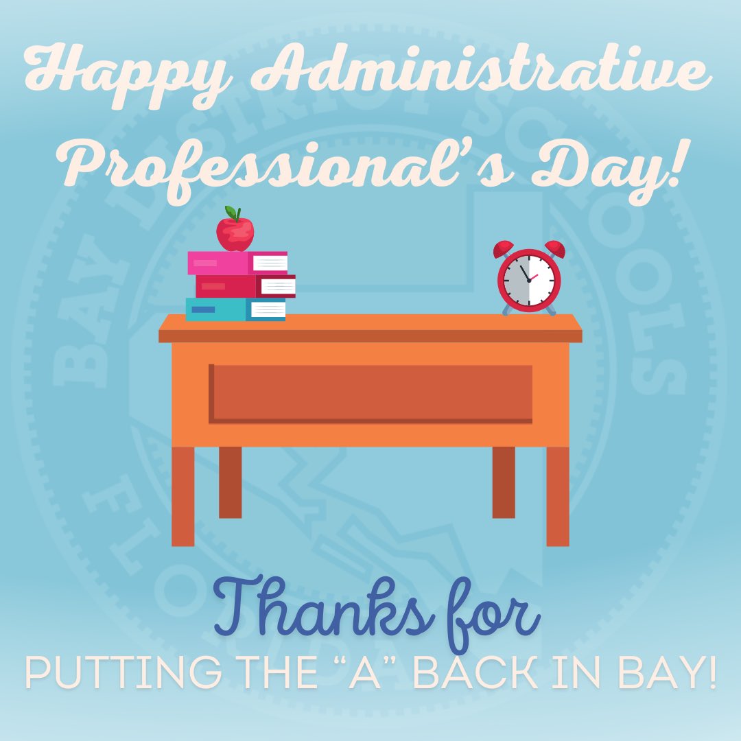 🙌🏼 A big THANK YOU to our incredible administrative professionals in the school district! Your hard work and dedication keep things running smoothly. We appreciate you! 🌟📚 #AdminProfessionalsDay #ThankYou