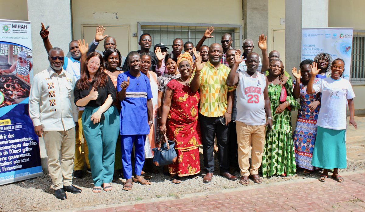 FAOCotedIvoire's tweet photo. #CFIgef: session de formation à Sassandra les 24-25 Avril 2024 sur l'approche écosystémique des pêches (AEP) grâce au programme #EAF-NANSEN et le projet IPC-AO. Un partenariat crucial entre la @FAO et le @Mirah_CI de 🇨🇮 pour renforcer la gestion durable des pêches.
@theGEF https://t.co/S3J1J3wCfN