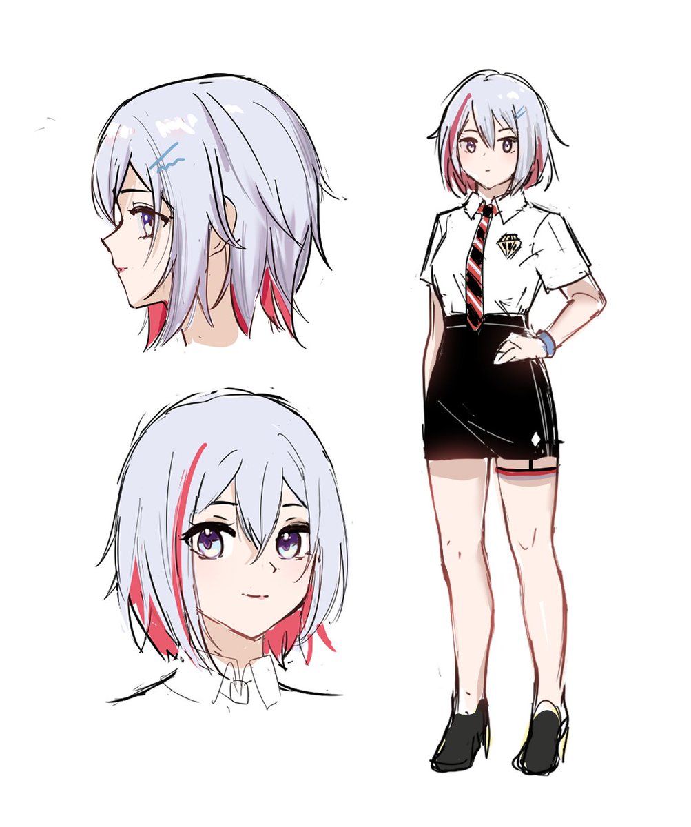 Topaz - College uniform design
#topaz #HonkaiStarRail #HonkaiStarRailArt