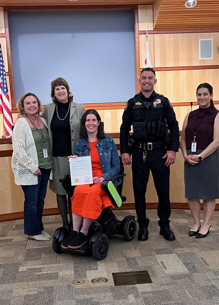 Redwood City gave a proclamation for MS awareness for World MS Day, May 30th 2004! Thank you to the RWC council and Officer Sussman for making this happen. <a href="/RedwoodCity/">City of Redwood City</a> <a href="/RedwoodCityPD/">Redwood City Police</a> <a href="/mssociety/">National MS Society</a> #thisisms #multiplesclerosis <a href="/mercnews/">Mercury News</a> <a href="/rwcpulse/">The Redwood City Pulse</a>
