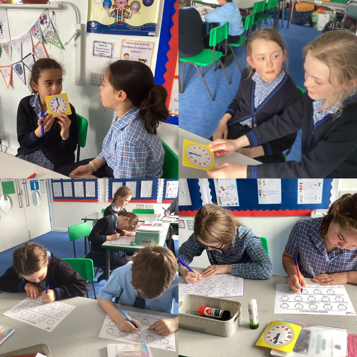 Great focus and attention to detail in Year 4 @StMargaretsPrep as the children learn how to ask for the time in French and start exploring how to give a suitable answer #FosteringExploration