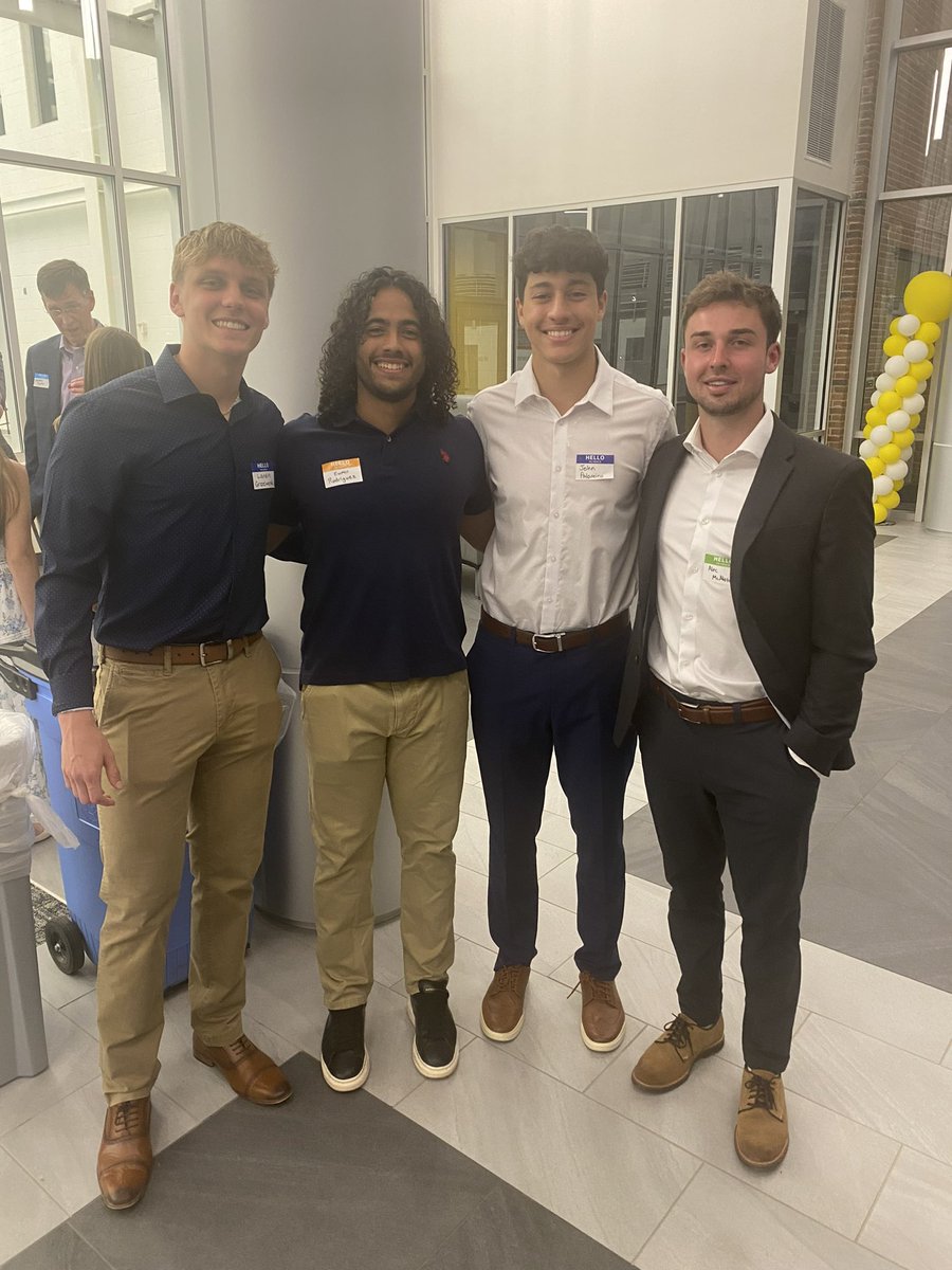 Good to see #CentreSoccer engaging with alumni & Board members at a career networking and education event in Champions Hall.