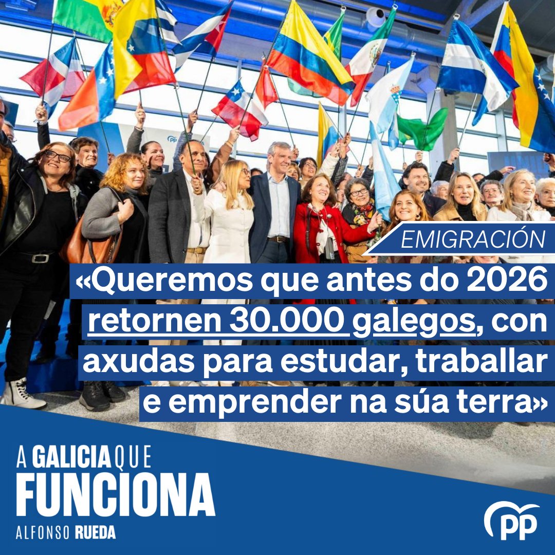 🌎 Emigración

30.000 galegos estarán de volta na súa terra antes do 2026, grazas ás axudas para estudar, traballar e emprender da Xunta de Galicia.

Con @AlfonsoRuedaGal, #GaliciaFunciona ✅