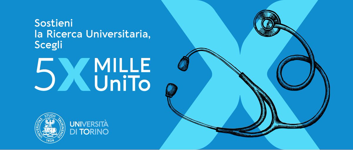 Investi su prevenzione e salute! Dona il tuo #5Xmille all’Università di Torino e supporta le ricerche di area medica. per sapere come fare unito.it/5xmille