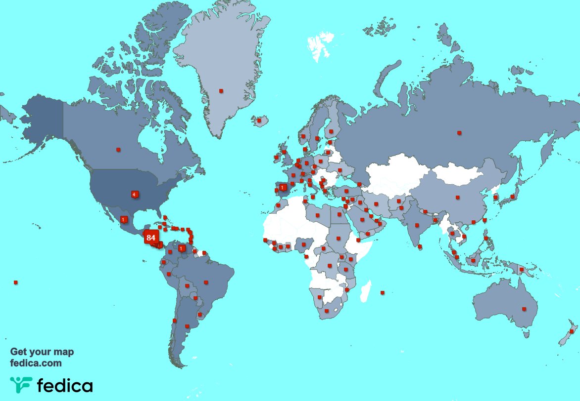 Tengo 250 nuevos seguidores, desde Estados Unidos 🇺🇸, y más durante la última semana fedica.com/!nuevaya