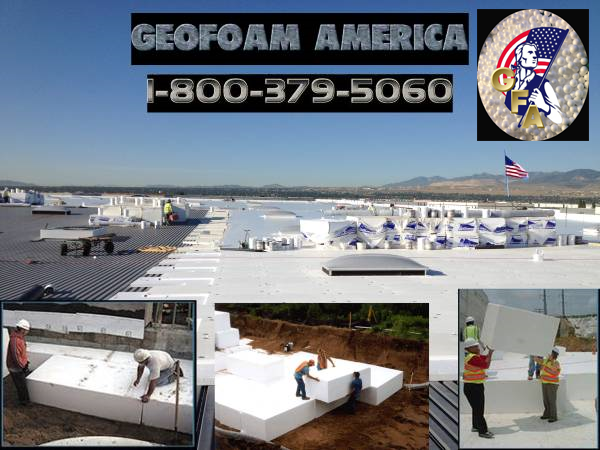 Geo-Foam/ Cost Effective Fill- , Wall Board , R-tec Insulation , Custom Foam works, Flotation Foam, EPS Insulated Tapered Roof Systems, Packaging & More
All things in Expanded Polystyrene!
*Concrete Block-Outs 
*Siding Backer
*Custom Shapes 
* Tapered Roofing Systems
*Fan Fold