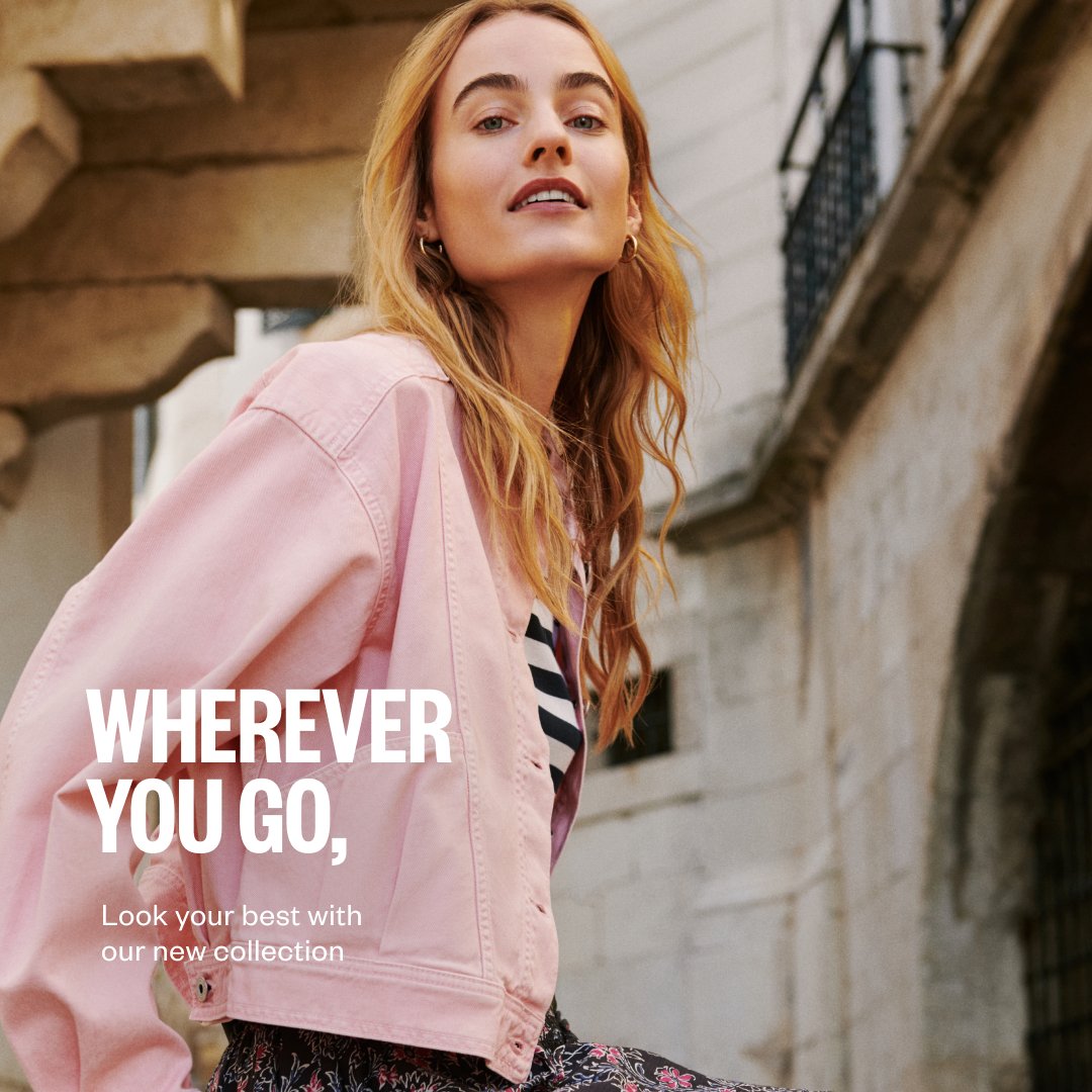 TAKE ME SOMEWHERE.   

Add a splash of colour to your wardrobe with florals, stripes, and gelato-inspired pastels. bit.ly/3QhlvfC

#PepeJeansLondon #SS24 #TakeMeSomewhere