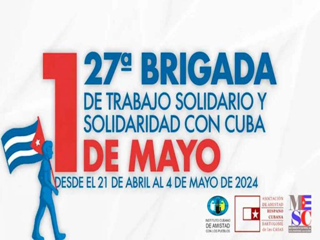 Brigadas internacionales de solidaridad de visita en Cuba, desarrollan hoy varias actividades en el país, que les permitirán conocer a fondo la realidad y las transformaciones que realiza la nación caribeña en beneficio del pueblo.