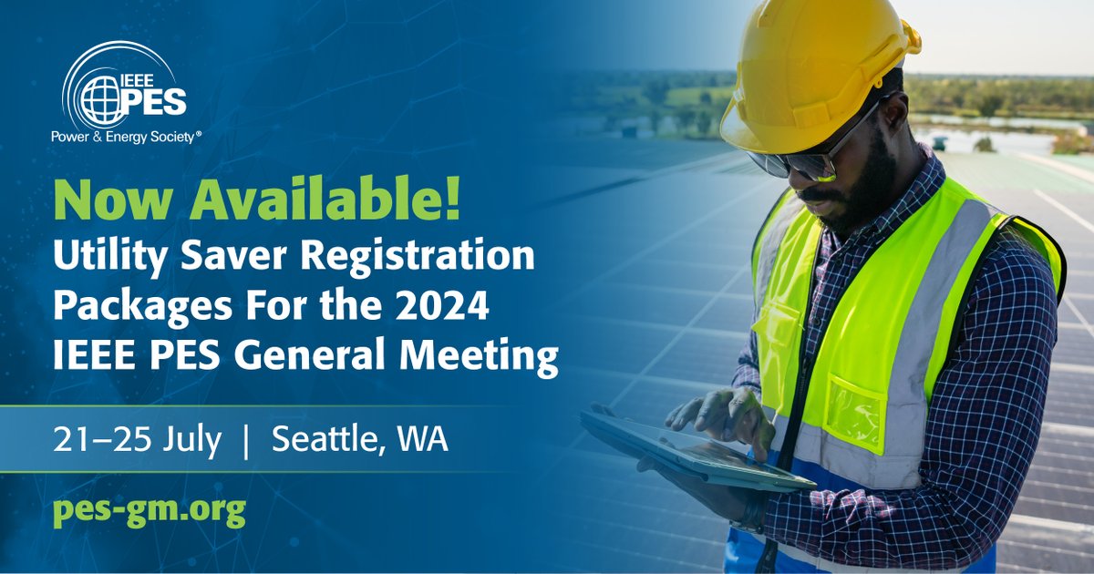 Check out! The available Utility Saver registration packages for the 2024 @ieeepesgm▶️ bit.ly/4a3xuFH ... Discounts are available starting with only 3 group registration and up to 20 registrants. #ieeepes #ieeepesgm #powerengineering #electricalengineering