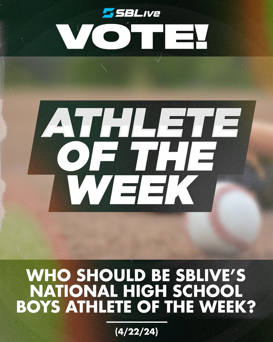These athletes put on a show last week and deserve to be praised, but only one can be this week's national high school boys athlete of the week. Vote and let us know your pick 🗳️✨

highschool.athlonsports.com/national/2024/…