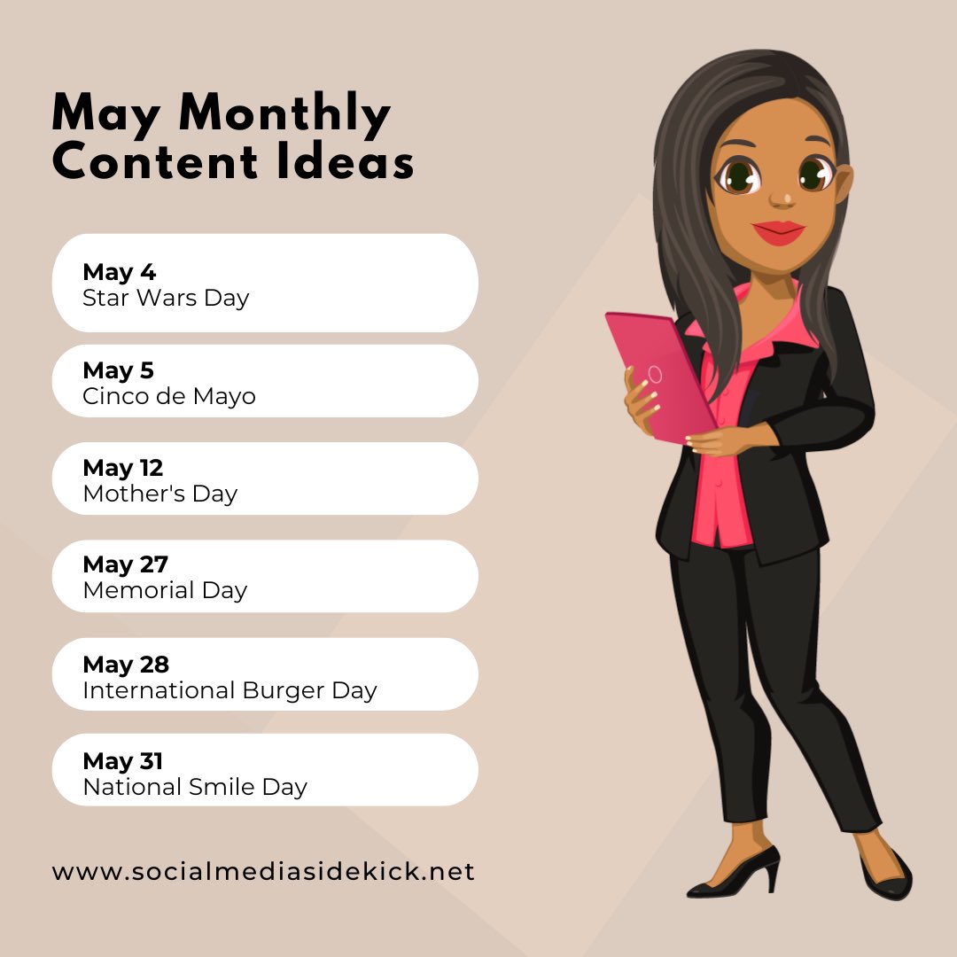 Optimize your content this month with these current topics!
