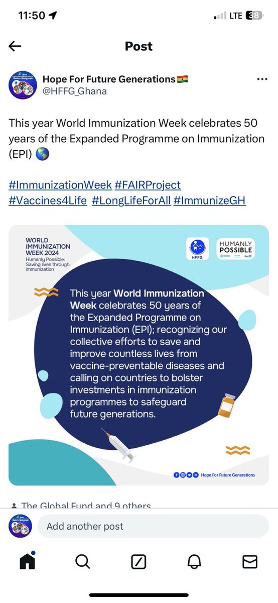 This year World Immunization Week celebrates 50 years of the Expanded Programme on Immunization (EPI) #ImmunizationWeek #FAIRProject #Vaccines4Life #LongLifeForAll #ImmunizeGH