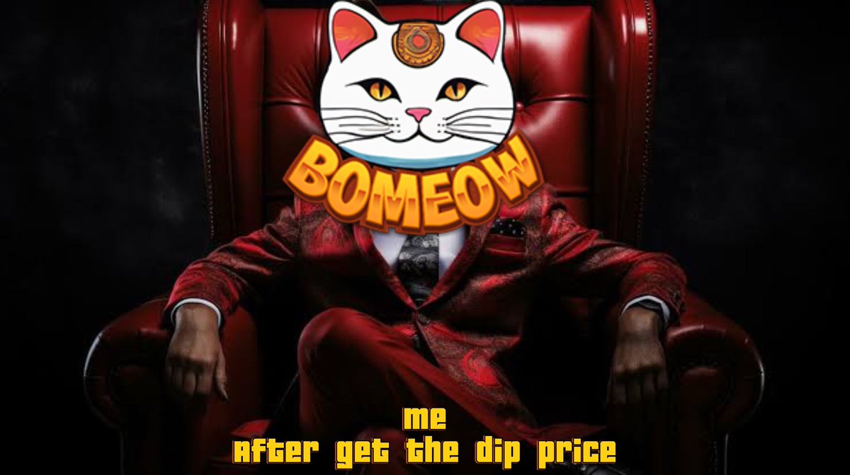 FudArmy's tweet photo. @Bomeow_solana https://t.co/xaZbR6Eidy
