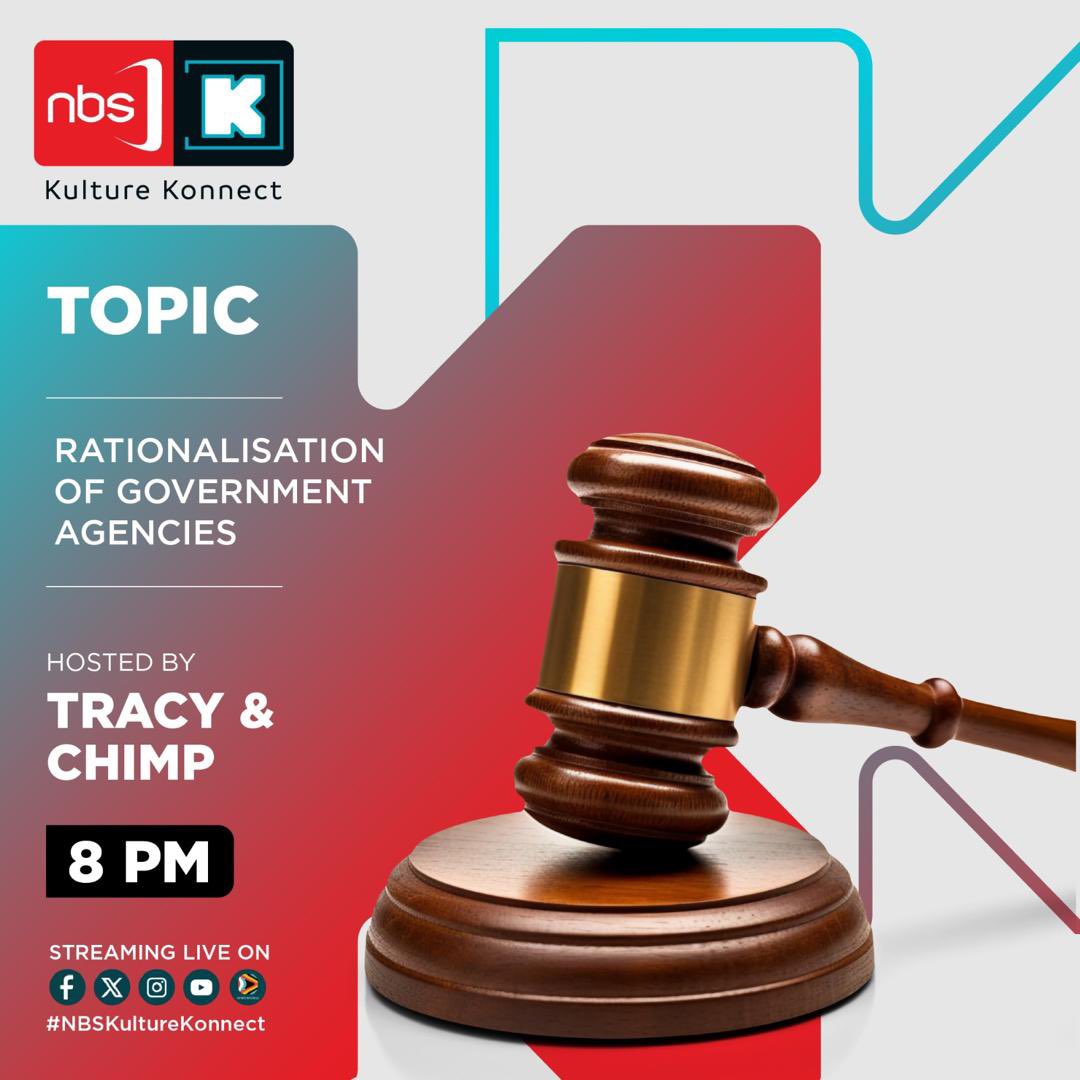 Join us tonight on #NBSKultureKonnect as we highlight the Rationalization of Government Agencies at 8 PM. 

Don’t miss the details.
#NextKulture